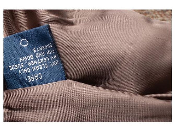 Blazer de lã Ralph Lauren com detalhes em couro Marrom - vista 5