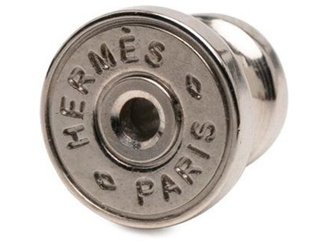 Hermès Villevolt GM Swift Earrings Brown Beige - view 3