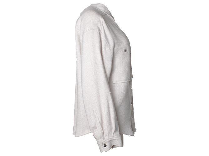 Camicia IRO Nesta con bottoni a pressione in beige Marrone - vista 2