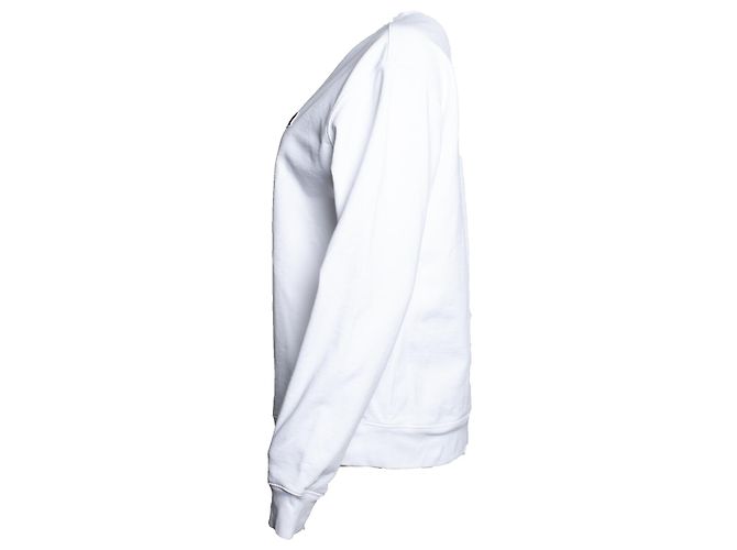 Weißer Rundhals-Pullover von Calvin Klein - Ansicht 2