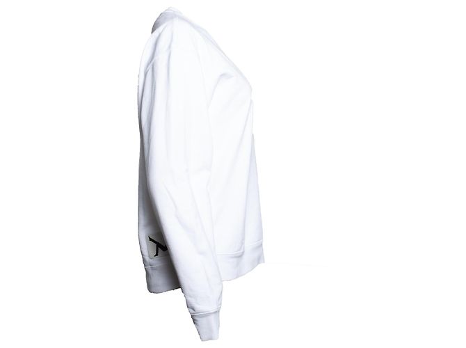 Weißer Rundhals-Pullover von Calvin Klein - Ansicht 3