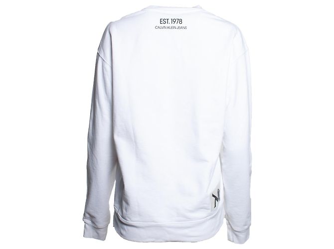 Weißer Rundhals-Pullover von Calvin Klein - Ansicht 4