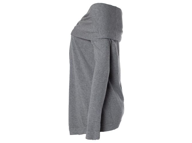 Suéter Donna Karan con cuello de bufanda Gris - vista 2