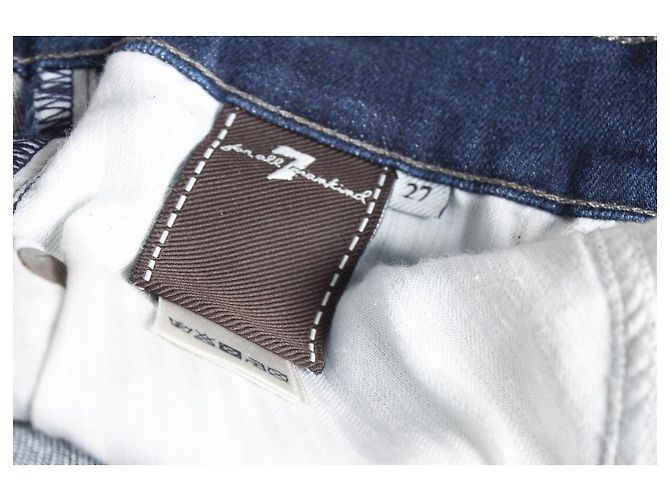 Pantalones acampanados 7 for all mankind Azul - vista 5