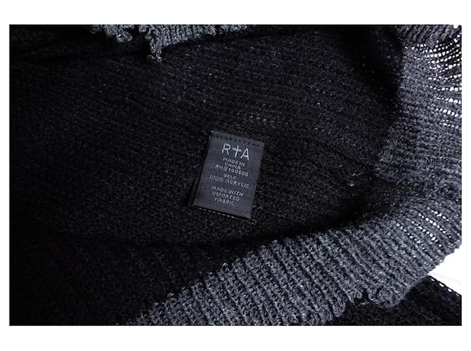 RTA Strickpullover Schwarz - Ansicht 5