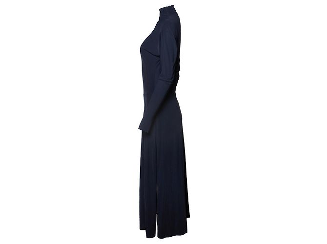 Abito maxi stretch blu navy Filippa K Sport - vista 3