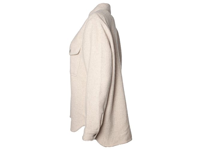 Isabel Marant Etoile Faxon Jacke Braun Beige - Ansicht 2