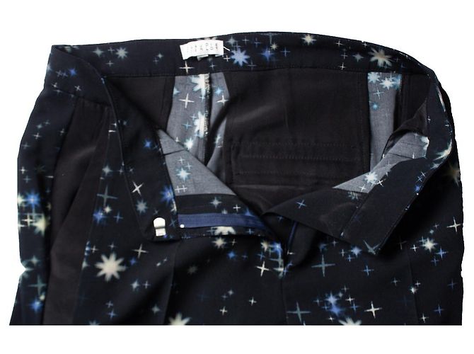 Completo due pezzi in seta Claudie Pierlot Blu - vista 6
