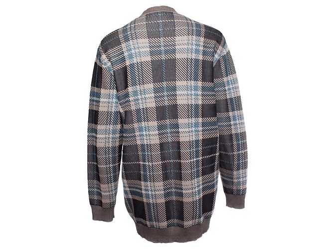 Karierter Cardigan von Dries van Noten Braun Beige - Ansicht 2