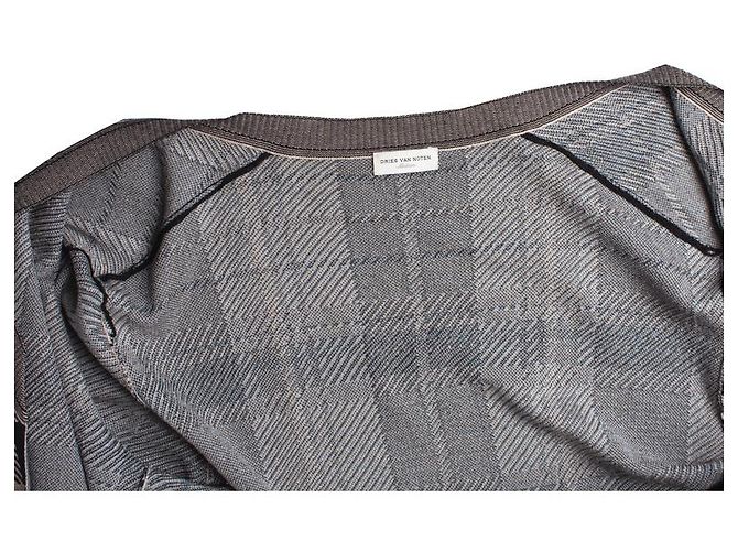 Karierter Cardigan von Dries van Noten Braun Beige - Ansicht 6
