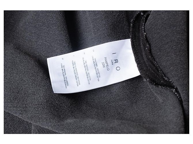 Camicia stonewash pampelo IRO Grigio - vista 6