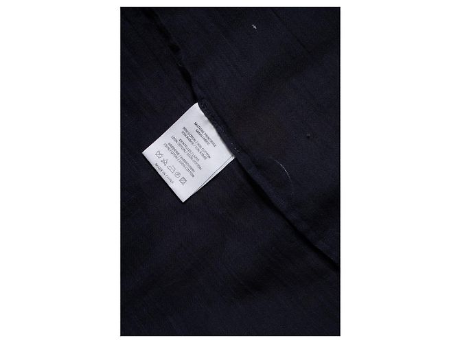 Offene bestickte blaue Bluse von Vanessa Bruno - Ansicht 5
