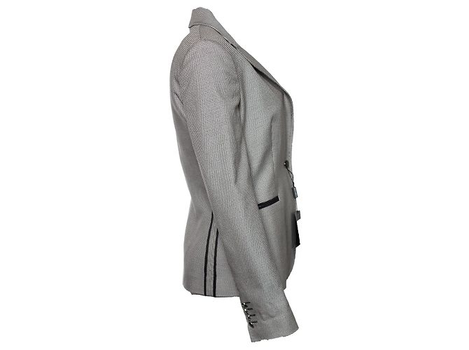 Blazer a scacchi Dolce & Gabbana Nero - vista 4