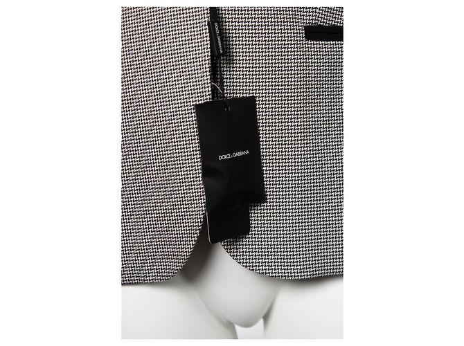 Blazer a scacchi Dolce & Gabbana Nero - vista 6