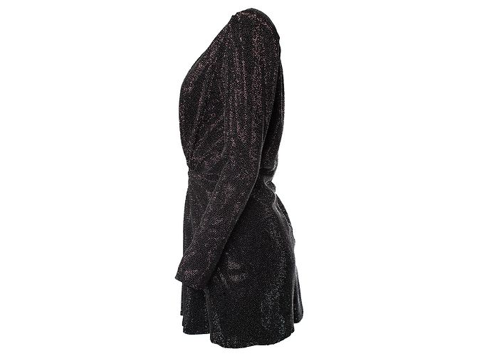 Verzierte Minikleid von Saint Laurent Schwarz - Ansicht 2