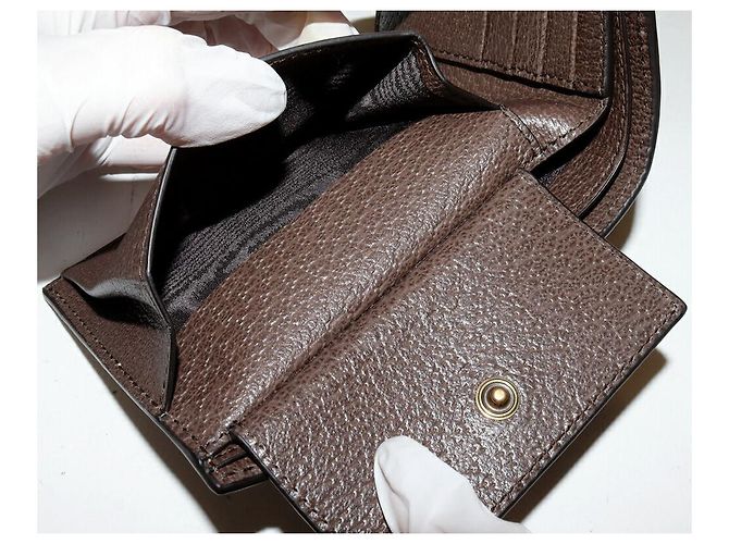 Gucci The Hacker Project PVC Canvas Wallet Limited Brown Beige - view 4