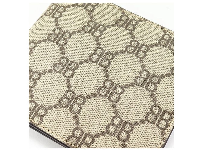 Gucci The Hacker Project PVC Canvas Wallet Limited Brown Beige - view 5