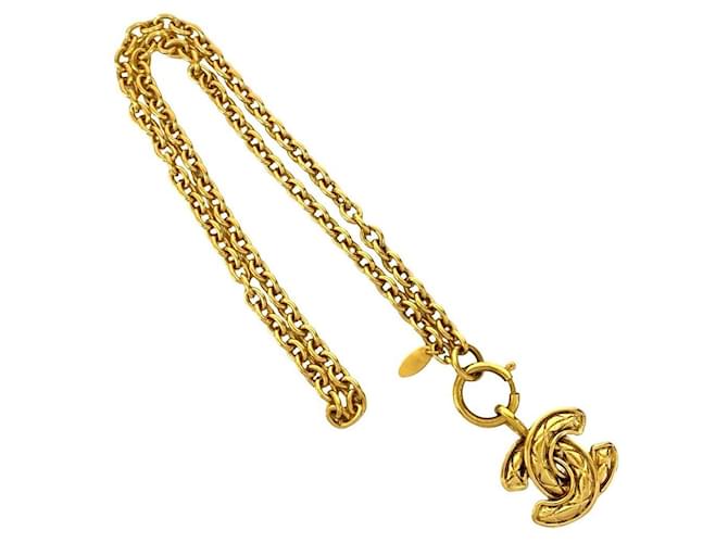 Timeless Collar Coco Mark de Chanel Dorado Metálico - vista 4