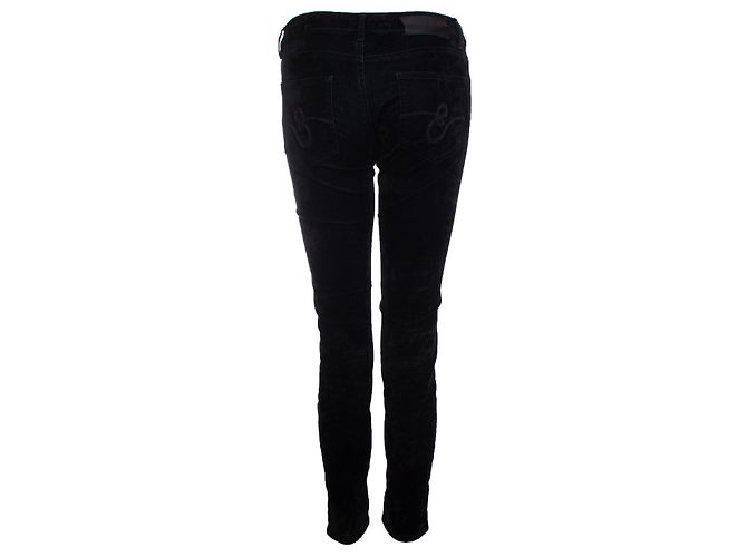 Jeans negros Escada sport con estampado de terciopelo - vista 2