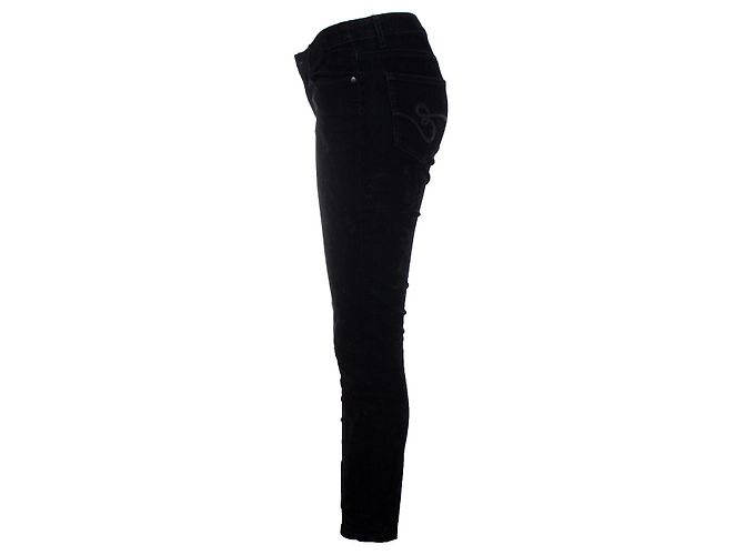 Jeans negros Escada sport con estampado de terciopelo - vista 4