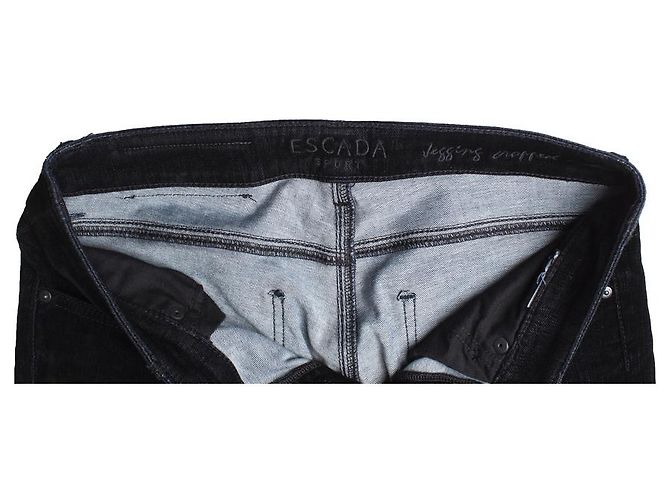 Jeans negros Escada sport con estampado de terciopelo - vista 5