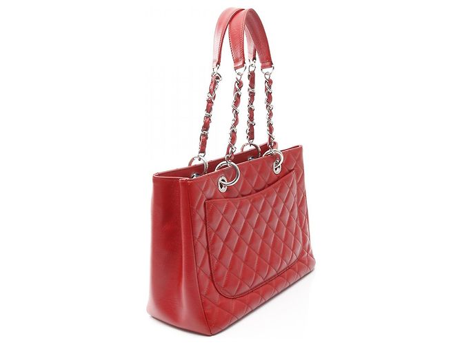 Borsa Tote in Pelle Matelassé GST Rossa Chanel Rosso - vista 5