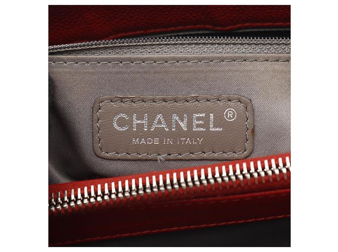 Borsa Tote in Pelle Matelassé GST Rossa Chanel Rosso - vista 7