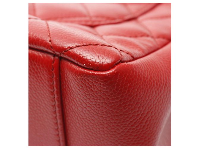 Borsa Tote in Pelle Matelassé GST Rossa Chanel Rosso - vista 8