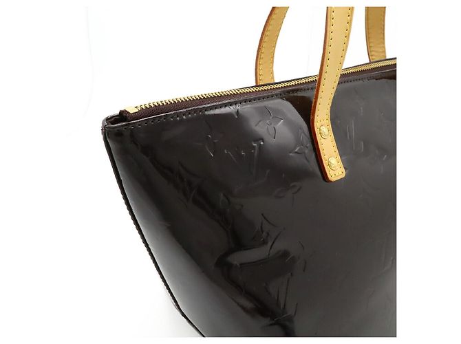 Borsa Bellevue PM in Monogram Vernis Louis Vuitton Porpora - vista 7