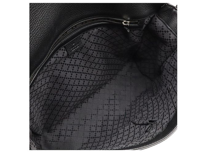 Borsa a tracolla in pelle Gucci nera Nero - vista 7