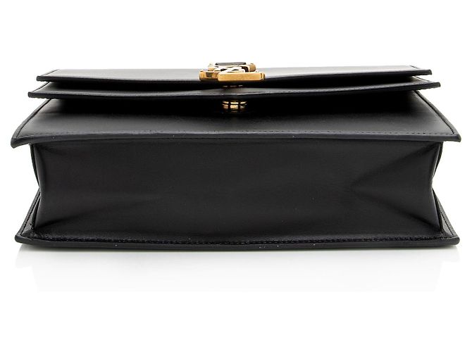 Saint Laurent Schultertasche Sulpice Medium aus Kalbsleder mit Monogramm Schwarz - Ansicht 4