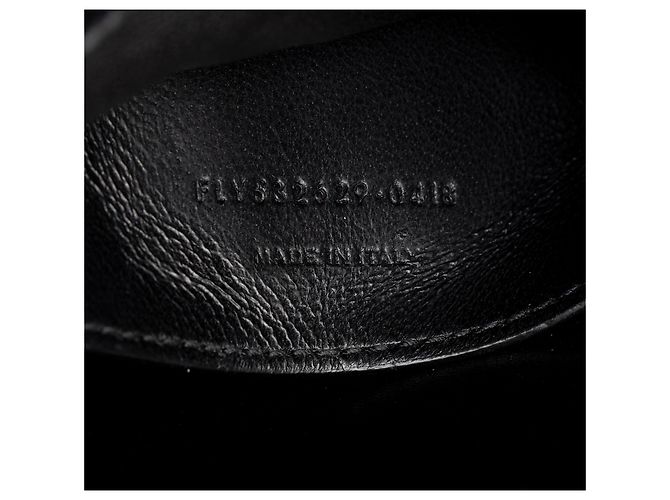 Saint Laurent Schultertasche Sulpice Medium aus Kalbsleder mit Monogramm Schwarz - Ansicht 6
