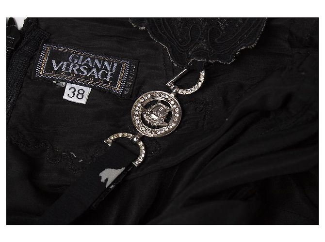 Gianni Versace Couture Maxikleid Schwarz - Ansicht 5