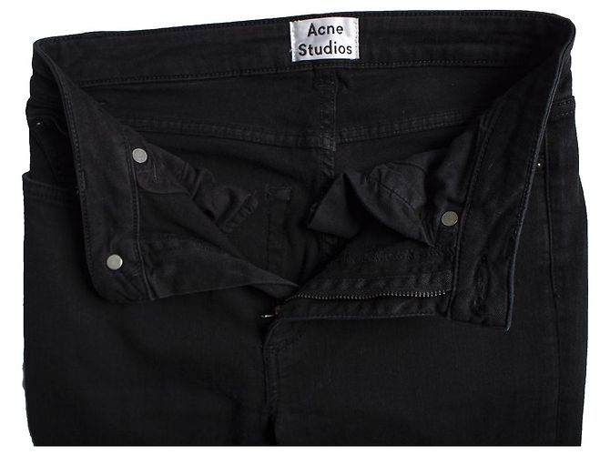Jeans neri Acne Studios Nero - vista 6