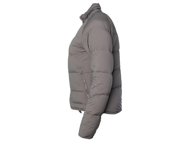 Hermès Abrigo puffer extra ligero Hermes en topo Castaño Beige - vista 2