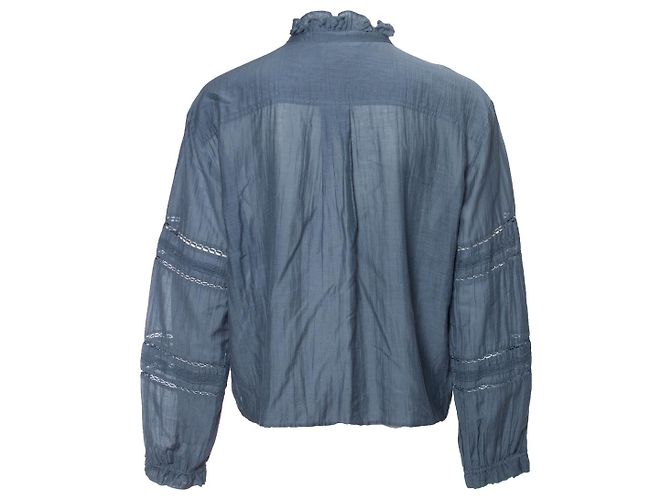 Rüschbluse Isabel Marant Étoile Blau - Ansicht 2