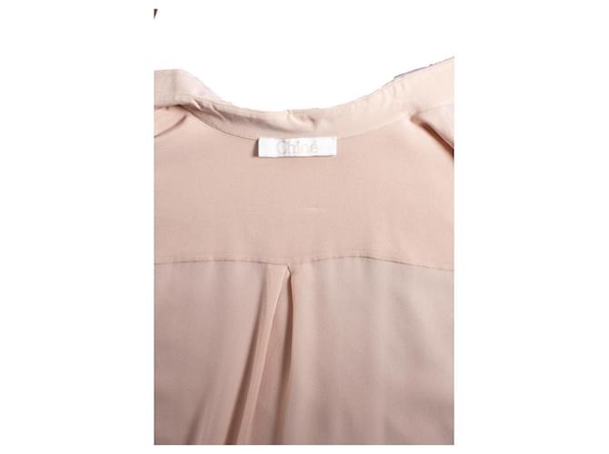 Chloé Blusa rosa oversized Chloe - vista 6