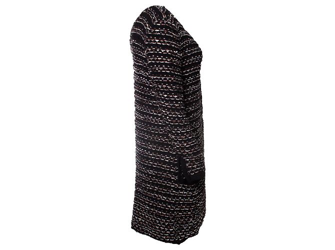 Maje Strick-Cardigan aus Lurex Schwarz - Ansicht 4