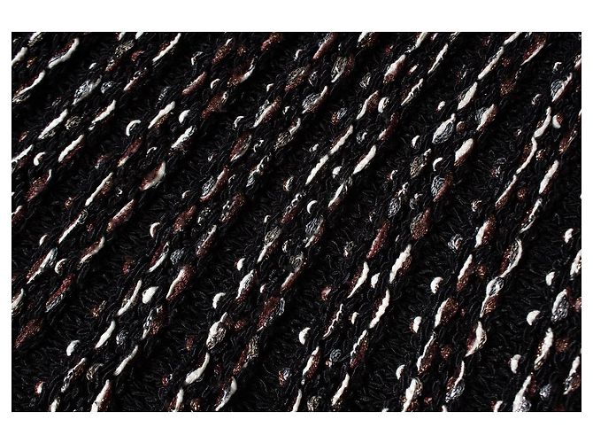 Maje Strick-Cardigan aus Lurex Schwarz - Ansicht 5