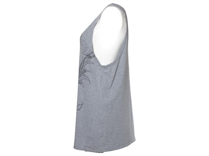 Balmain tanktop in grey with print - view 3
