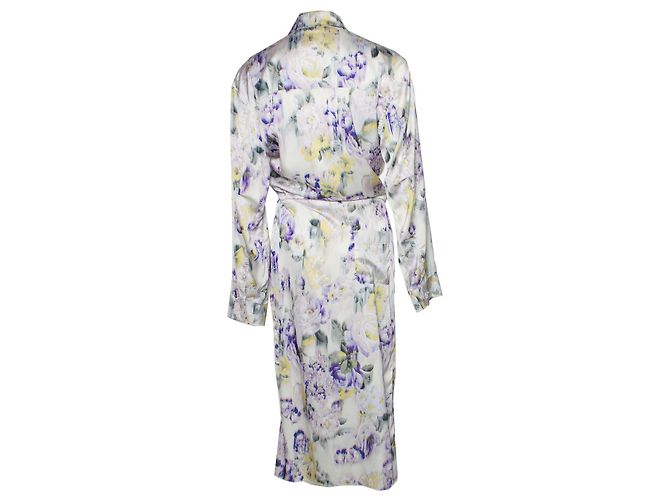 Abito maxi floreale OFF white Multicolore - vista 2