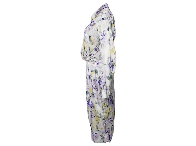 Abito maxi floreale OFF white Multicolore - vista 4