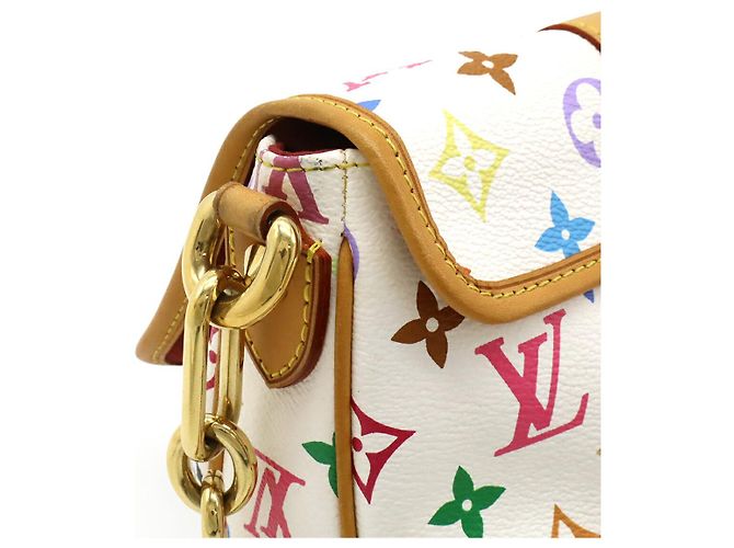 Borsa a Spalla Patty in Tela Monogramma Louis Vuitton Bianco - vista 4