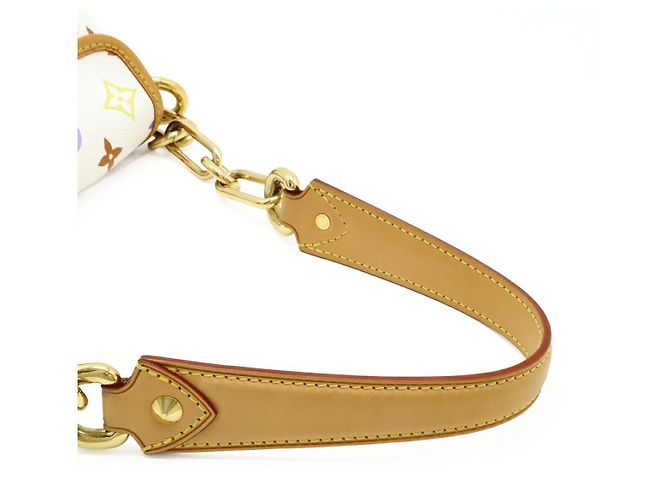 Borsa a Spalla Patty in Tela Monogramma Louis Vuitton Bianco - vista 5