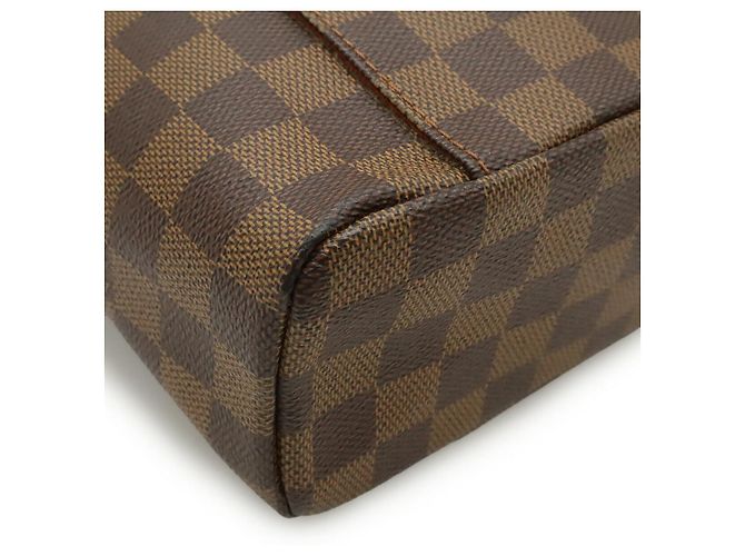 Borsa a Spalla Louis Vuitton Damier Olaf PM Marrone - vista 3