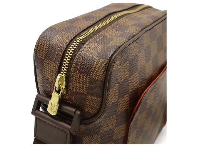 Borsa a Spalla Louis Vuitton Damier Olaf PM Marrone - vista 4
