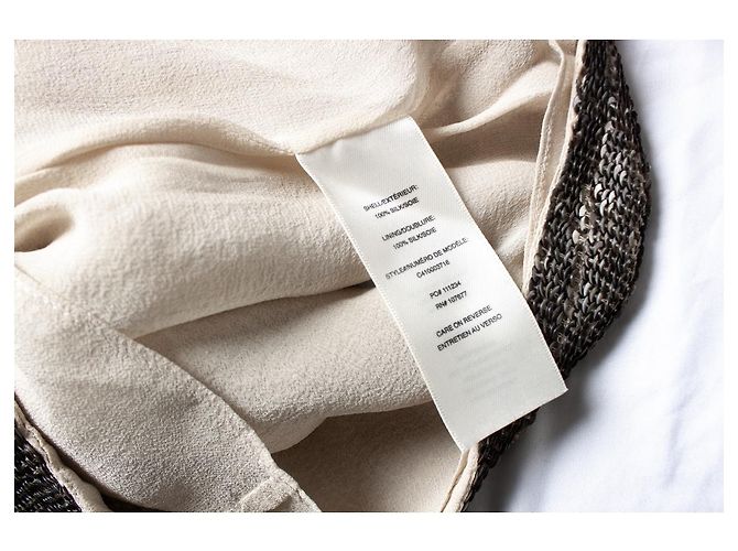 Alice + Olivia Top in paillettes Alice & Olivia con maniche corte Metallico - vista 5