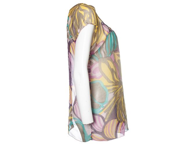 Túnica Antik Batik Amarelo - vista 4