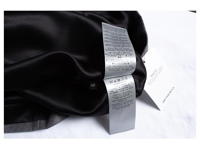 Falda signature Tom Ford en cachemira Gris - vista 5