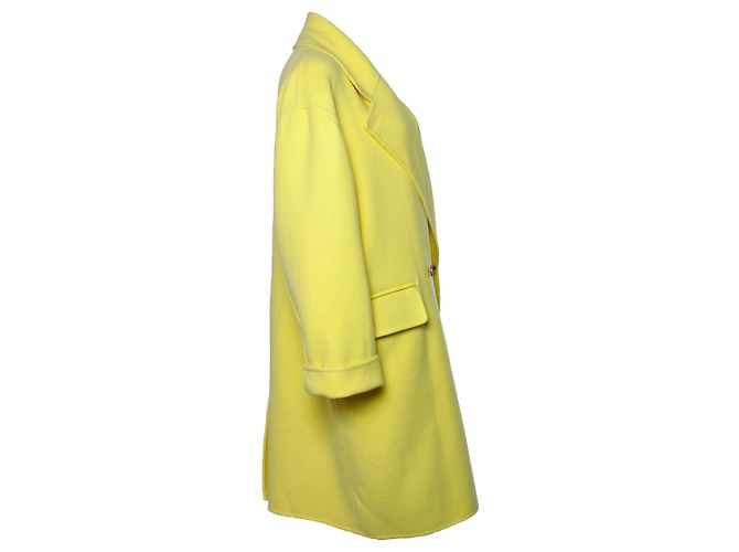 Abrigo de cachemira amarillo Bottega Veneta - vista 2